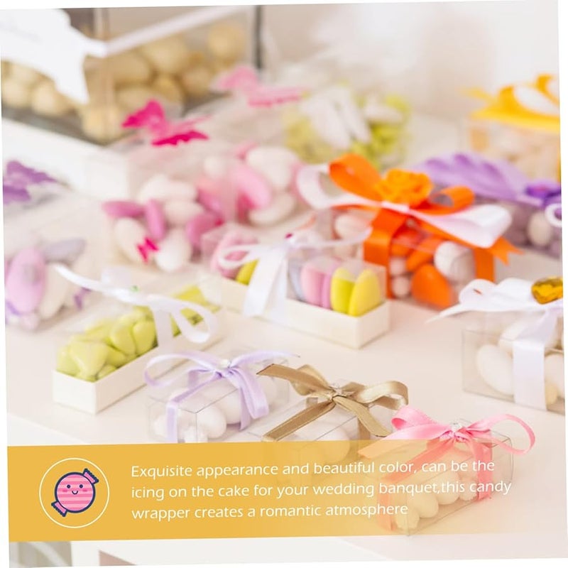Romantic Organza Drawstring Bags For Wedding Party Favors Candy Jewelry Gifts 100Pcs - Image 3